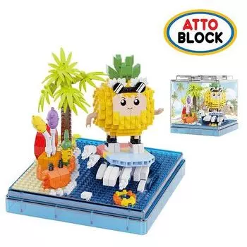 Nanoblock Pineapple Surfer (9943-5pzx)