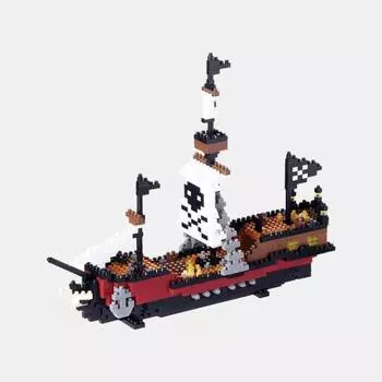 nanoblock pirate ship, Korean popular bandai