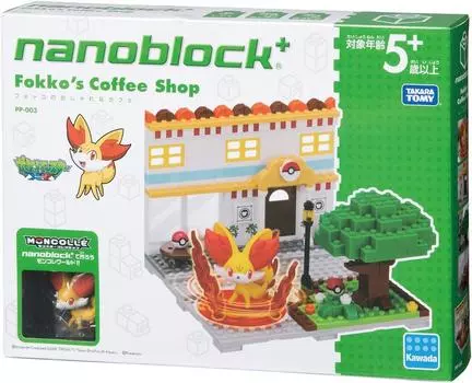 Nanoblock Plus Стильное кафе Pokemon Fokko PP-003