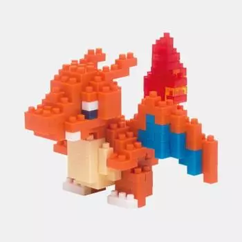 Nanoblock Pokemon Charizard, корейский популярный бандай