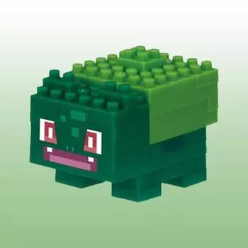 Nanoblock Pokemon Quest Bulbasaur, корейская популярная бандай