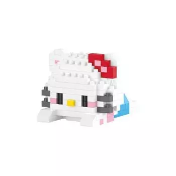 Nanoblock prone ribbon cat 182 pieces (PCS)