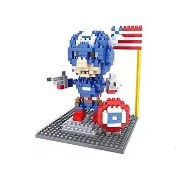 Nanoblock Recreation Американский герой 320 деталей (PCS)