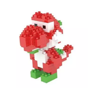 Наноблок Красный Динозавр 230 шт. (PCS)