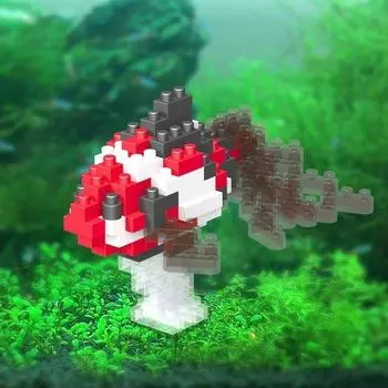 Nanoblock Red Goldfish 131 Pieces (PCS)