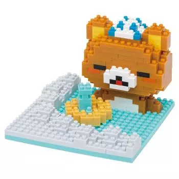 Nanoblock Rilakkuma Hot Spring Rilakkuma Tokkuri San-X & NBH_082