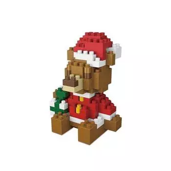 Nanoblock Рождественский Медведь Санта 141 деталь (PCS)