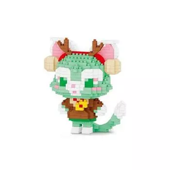 Наноблок Рудольф Мятный Кот (7573by)