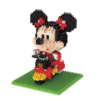 Nanoblock Scooter Girl American Mouse 320 Pieces (PCS)