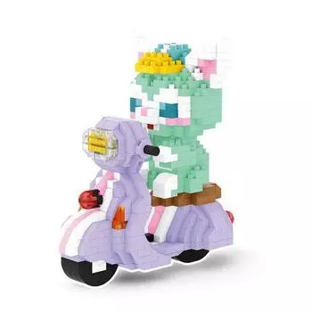 Nanoblock Scooter Mint Cat 722 Pieces (PCS)