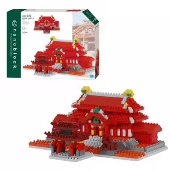 Nanoblock Shuri Castle, конструктор NBM-030, разноцветный
