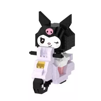 Nanoblock Small Motorcycle Kuromi 319 Pieces (PCS)