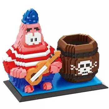 [Nanoblock-Spun] BA Pirate Fat Bomb Box Блок Губки Боба, смешанные, популярные корейские игрушки