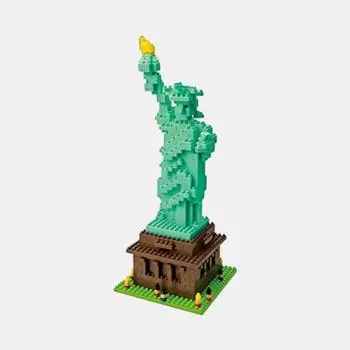 Nanoblock Статуя Свободы, корейская популярная бандай