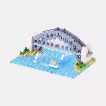 Nanoblock Sydney Harbor Bridge, корейский популярный bandai