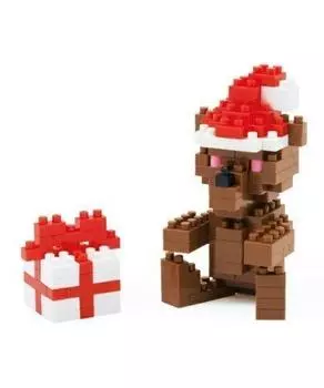 nanoblock Teddy Bear Nanoblock 2012X mas [George s Limited]