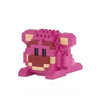 Nanoblock Toyland Падший розовый медведь 175 деталей (PCS)