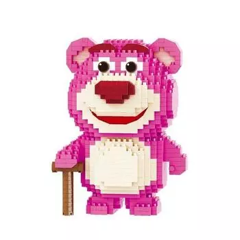 Nanoblock Toyland Pink Bear II 848 деталей (PCS)