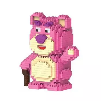 Nanoblock Toyland Розовый медведь 551 деталь (PCS)