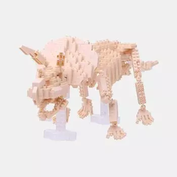 Nanoblock Triceratops Skeleton ver., корейская популярная бандай