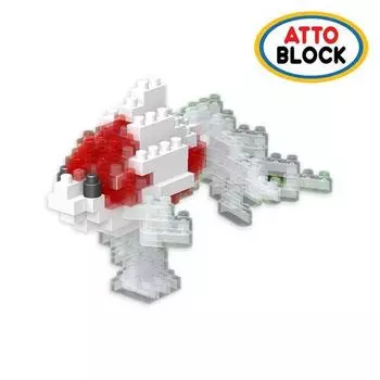 Nanoblock white goldfish