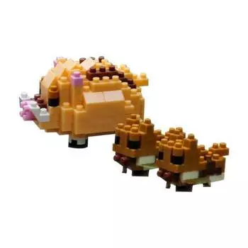 Nanoblock Wild Boar 194 Pieces (PCS)