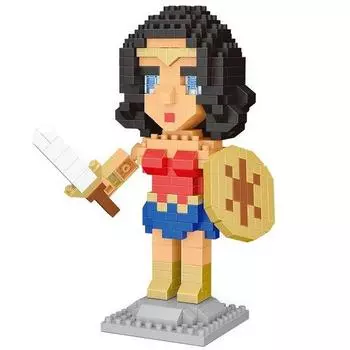 Nanoblock Wonder Girl Hero 360 деталей (PCS)