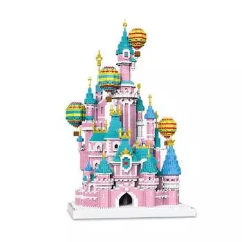 Nanoblock высококачественный розовый волшебный замок 6688 шт. (PCS)