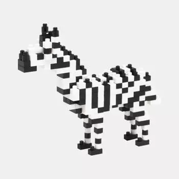 nanoblock zebra, Korean popular bandai
