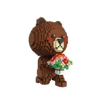 Nanoblock Жених Предложение Плюшевый Медведь 1500 Штук (PCS)