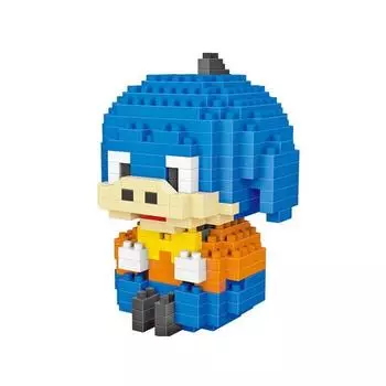 Наноблок Elno синий свинонос осел 296LN, разные цвета, популярные корейские игрушки