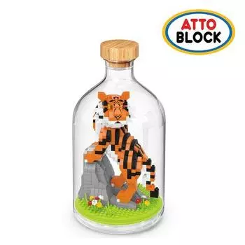 Наноблок Храбрый Тигр (2873wh)