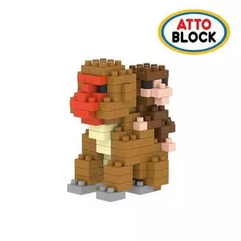 Наноблок Обезьяна Семья D (694-A3dr)