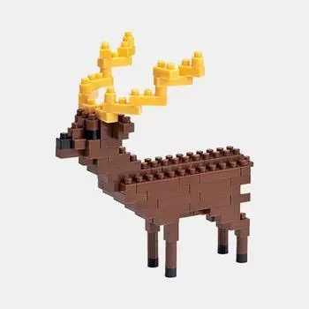 наноблок олень, корейский популярный бандай