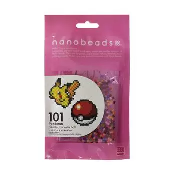 Нанобусины 101 Шар Пикачу/Монстр 80-63006