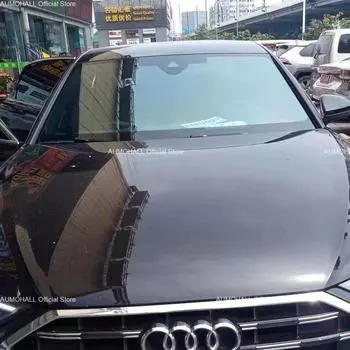 Нанокерамика 1Mx3M VLT 78% светло-голубая тонировка лобового стекла автомобиля, фольга для лобового стекла с высокой теплоизоляцией, солнцезащитная пленка для окон 100x150cm