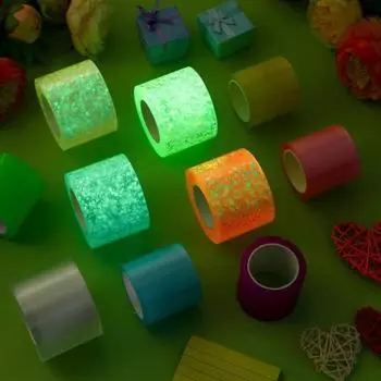 Нанолента для самодельных игрушек-пузырей 3 м цветная нанолента светящаяся в темноте лента лента для поделок с пузырями для детей изготовление игрушек для снятия стресса A