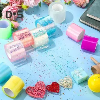 Нанолента для самодельных игрушек-пузырей 3 м цветная нанолента светящаяся в темноте лента лента для поделок с пузырями для детей изготовление игрушек для снятия стресса A