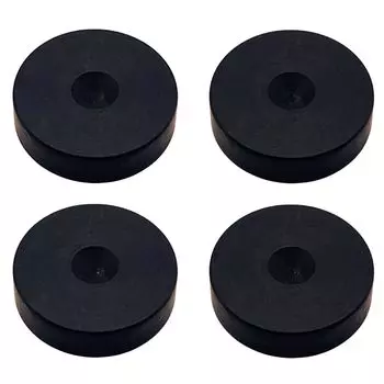 nanomaru Деревянный Эбеновый Изолятор Динамик Аудио Шип Приемник Шип Основание Динамика Подставка Деревянная 4 Части 23x6.5 мм