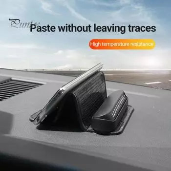 Нанометровая высокая вязкость, сильная адгезия, автомобильная подставка для телефона, складная нескользящая автомобильная подставка для телефона из искусственной кожи, автомобильные аксессуары L