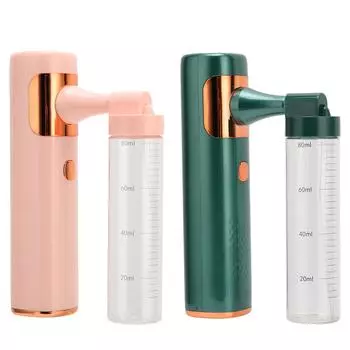 Нанометровый ручной распылитель-распылитель, перезаряжаемая электрическая машина для тумана для домашнего офиса, школы Black Green