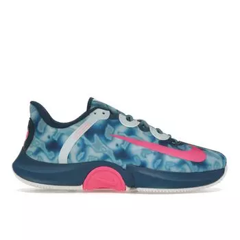 Naomi Osaka x NikeCourt Air Zoom GP Turbo Glacier Blue Marble Женские кроссовки Valerian-Blue Cerulean Hyper-Pink DZ0011-400 36.5