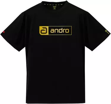 Napati Shirt CB Black x Gold XS [Andro] T-shirt Black/Gold