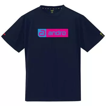 Napati Shirt CB Navy x Pink 2XS [Andro] T-shirt Navy/Pink