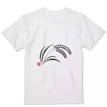 Напечатанный размер XL стильный круглый вырез белый 002655 узор японский стиль японский узор штамп [igsticker] футболка мужская японская/японская