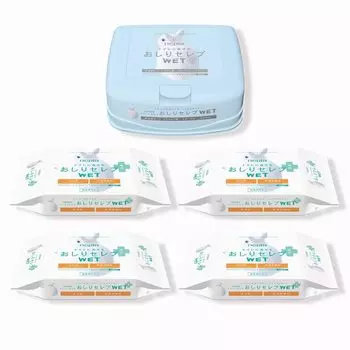 Napia Oshiri Celebrity WET 40 штук x 1 штука Oshiri Celebrity WET лечебный 60 штук x 4 штуки [Набор продуктов] тело, без запаха, + сменный блок, без запаха,