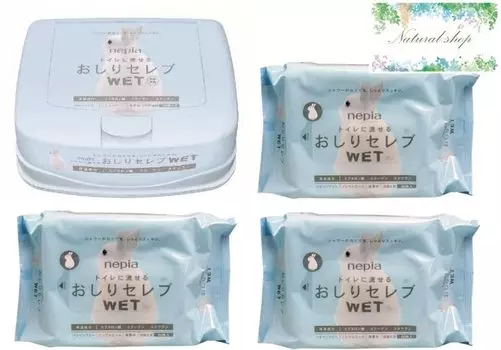 Napier Oshiri Celebrity WET 40 pieces refill 60 pieces x 3 pieces Bulk purchase [Set] +