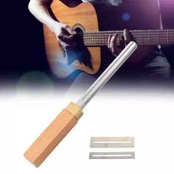 Напильник для ладов гитары, напильник для кромок ладов с защитой ладов, боковой ремонт и выравнивание гитарного мастера, инструмент для правки, прочный