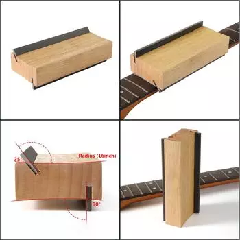 Напильник для снятия фаски с ладов гитары, инструмент для резки дерева, инструмент для обработки торцов ладов, инструмент для мастеров по гитарному мастерству, инструмент для мастеров по гитарному мастерству, напильник для гитары, 35/90 градусов