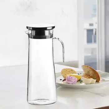 Напиток Кувшин Холодный Домашний Кафе Холодный Чай Отель Antifall Молоко Холодильник ПК Вода Графин 1.1L